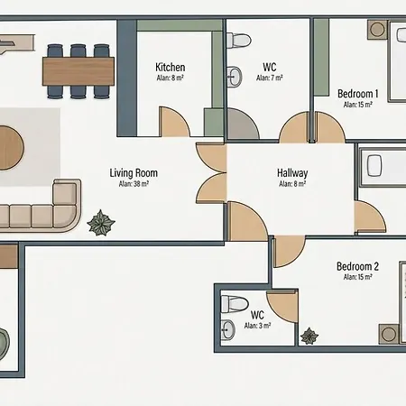 Bosphorus View Oasis 3 Br- 2 Ba *